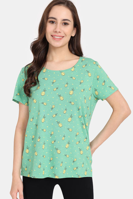 Rosaline Bloom Fest Knit Cotton Top (Pack of 2) -  Green Grey — image 7